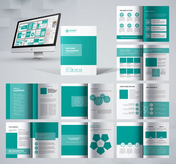 科技產品畫冊,商業畫冊,宣傳冊設計模板下載 畫冊 宣傳單 廣告素材下的企業畫冊設計模板